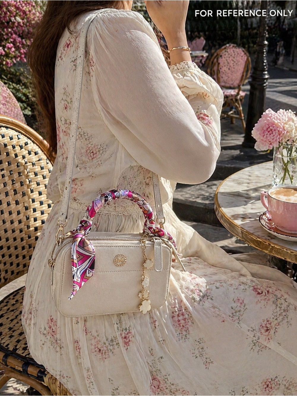 Metrocity Mini Top Handle Crossbody Bag | Ivory Cream - Italian